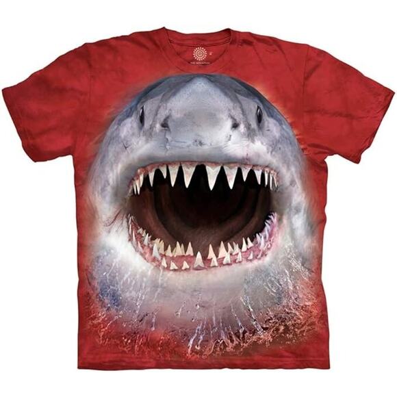 The Mountain Other - The Mountain Unisex-Adult's Wicked Nasty Shark, red, Large